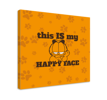 Ez az én boldog arcom irodai falnyomat - TenStickers