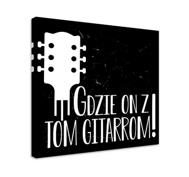 Obraz z napisami Kiler film postać gitara cytat - TenStickers