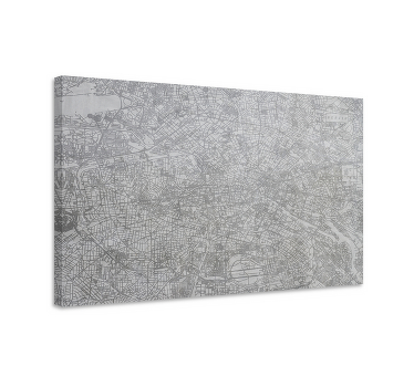City map Berlin city canvas print - TenStickers