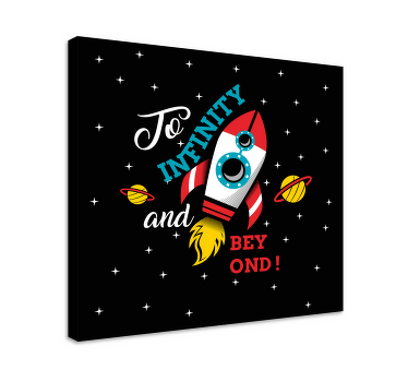 Do nekonečna a za obraz školky - TenStickers