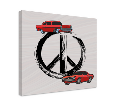 Sports canvas art classic cars serenity - TenStickers