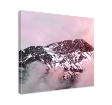 Tableau paysages montagnes enneigées - TenStickers