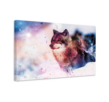 Quadro de cães retrato de lobo majestoso - TenStickers