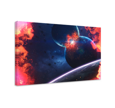 Wandbilder modern Erstaunliche planetarische explosion - TenStickers