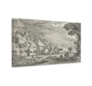 Rural Scene Serenity landscape canvas - TenStickers