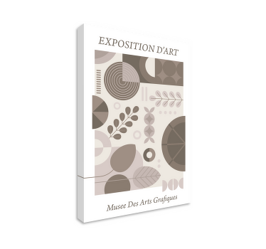 Exposition D’art Graphique retro canvas - TenStickers