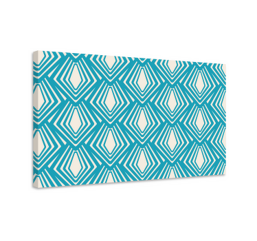 μπλε αφηρημένος μινιμαλιστικός καμβάς σχεδίασης - TenStickers