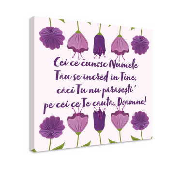 Mesaj biblic pânză motivațională - TenStickers