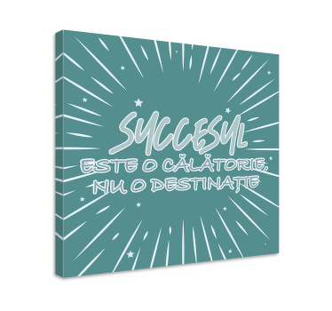 Pânză de text motivațional de succes - TenStickers