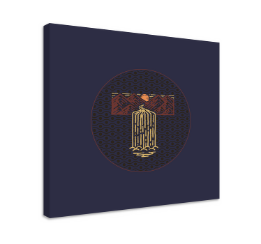 非洲风格瀑布帆布艺术版画 - TenStickers