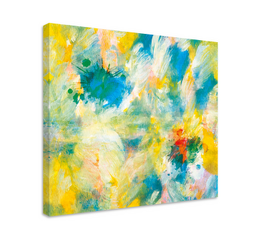 Abstract wall art 1 colorful splash of vivid hues - TenStickers