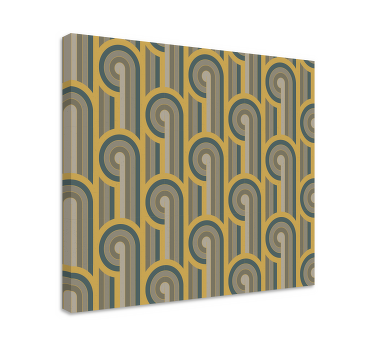 Cuadro elegante Formas geométricas estilo "art deco" - TenVinilo