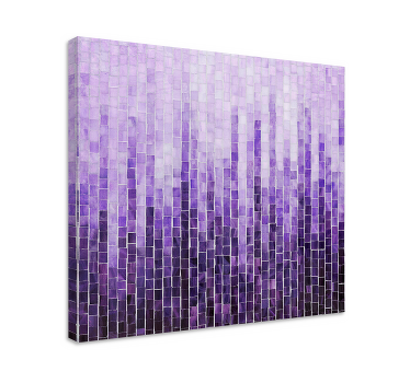 Kunst auf Leinwand Fliesenmuster mit ombre-effekt - TenStickers