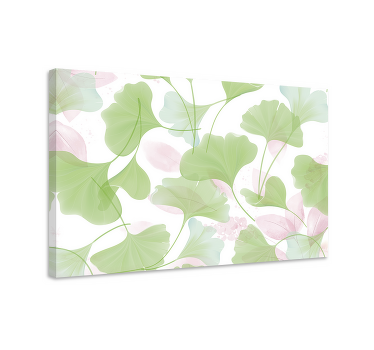 Glamour ginko leaves Plant canvas prints - TenStickers