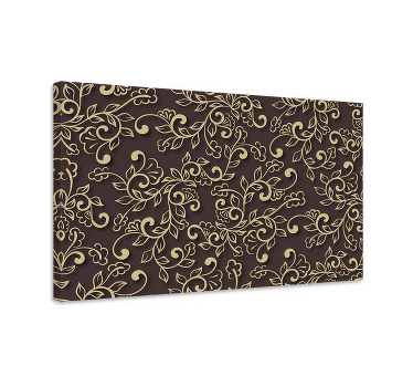 Cuadro moderno Estilo de hojas de árbol dorado - TenVinilo