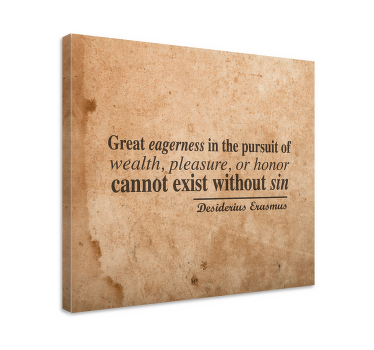 Veliko humanistično citatno platno - TenStickers