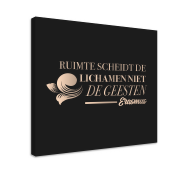 Human philosophy quote canvas - TenStickers