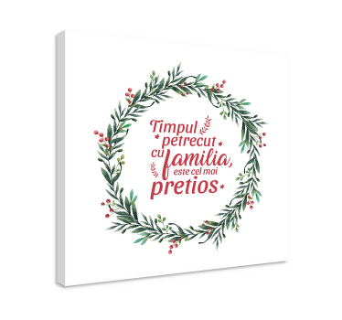 Tablou Crăciun Timpul petrecut cu familia - TenStickers