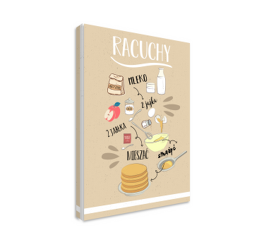 Obraz do kuchni „racuchy” - TenStickers