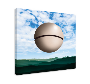 Canvas schilderij kunst sphere - TenStickers