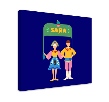 Quadro personalizável marchas populares de lisboa - TenStickers