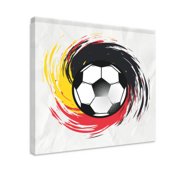 Canvas schilderij België voetbal - TenStickers