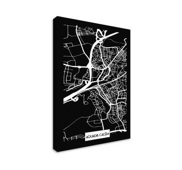 Quartos de cidades Mapa topográfico agualva cacém - TenStickers