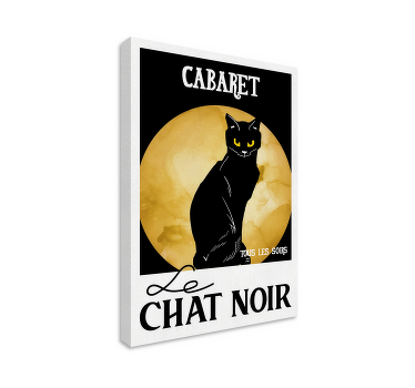 Tableau Paris le chat noir - TenStickers