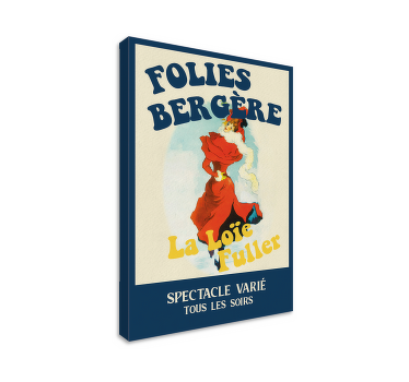 Tableau folies bergère affiche - TenStickers