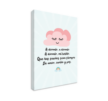 Pintura habitación bebé Nana A dormir - TenVinilo