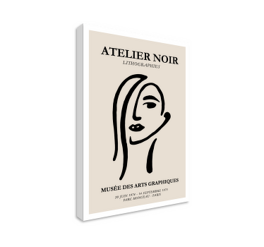 Kunst auf Leinwand Atelier Noir - TenStickers