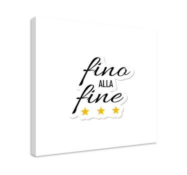 Quadro per casa fino alla fine quadro per casa - TenStickers