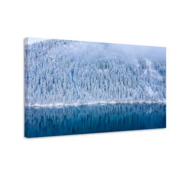 Wandbilder Bergsee im Winter - TenStickers