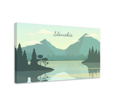 Obraz na stenu jazero pod tatrami - Tenstickers