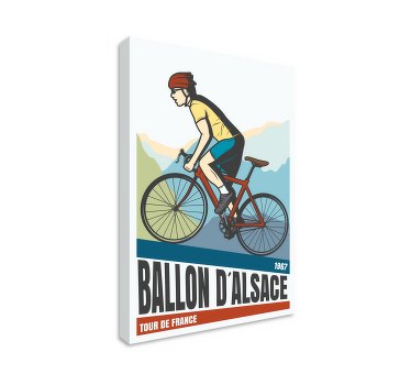 Tableau Tour de France étape du Ballon d'Alsace - TenStickers