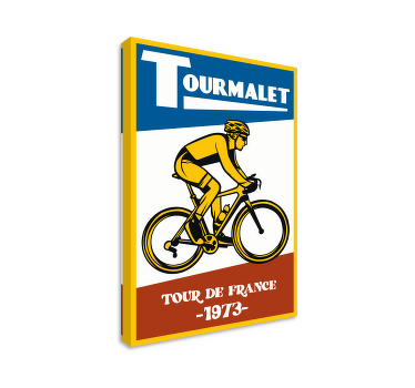 Tableau vintage Tour de France étape Tourmalet - TenStickers