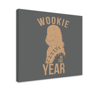 Cuadro personajes wookie of the year - TenVinilo