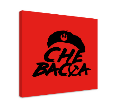 Cuadro personajes che-bacca - TenVinilo