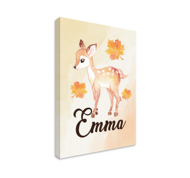 Tableau dessin faons prénom personnalisable - TenStickers