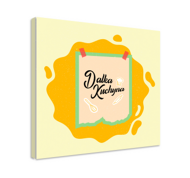 Kuchynský obraz na stenu s menom - Tenstickers