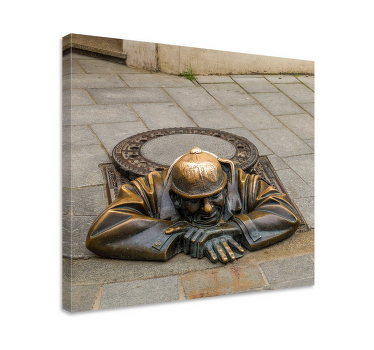 Obraz na stenu Čumil v Bratislave - Tenstickers