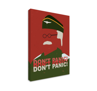 Don't panic  movie retro canvas - TenStickers