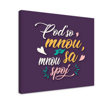 Obraz na stenu Poď somnou - Tenstickers