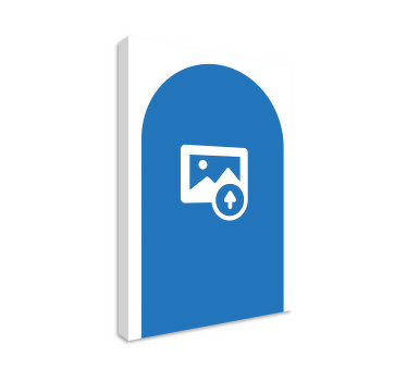 Henkilökohtainen kaari canvas taulu omasta kuvasta - Tenstickers