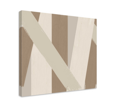 Sand farve lærred kunst print - TenStickers