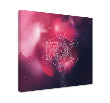 Cuadro mandala Símbolo Metatrón - TenVinilo