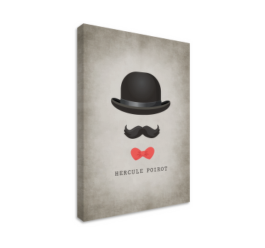 Tableau personnages Poirot - TenStickers