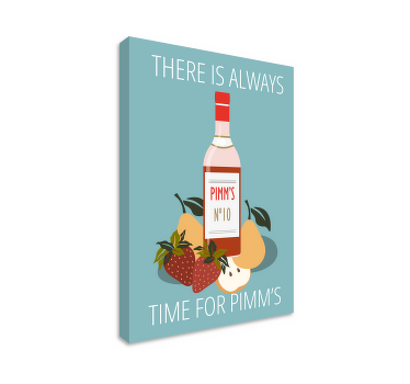 Pimm's O'clock fruit canvas - TenStickers