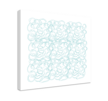 Abstract circular modern  abstract canvas - TenStickers