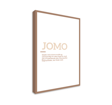 JOMO definition citat lærredsbillede - TenStickers